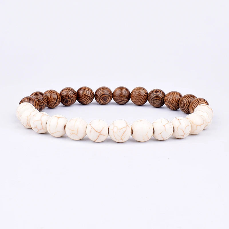 LAVA BEADS MAN BRACELET