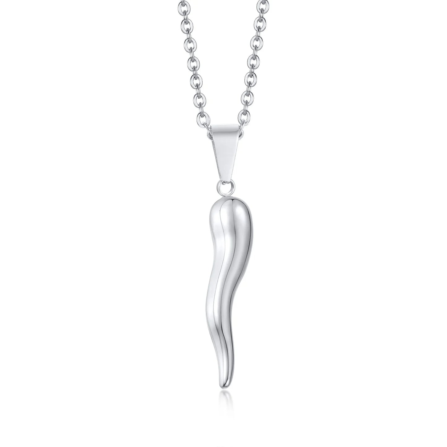 HORN PENDANT CHILLI NECKLACE