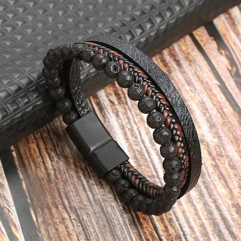 MULTI LAYER MAN BRACELET