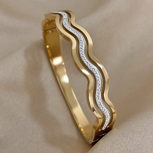 ZIGZAG BANGLE BRACELET