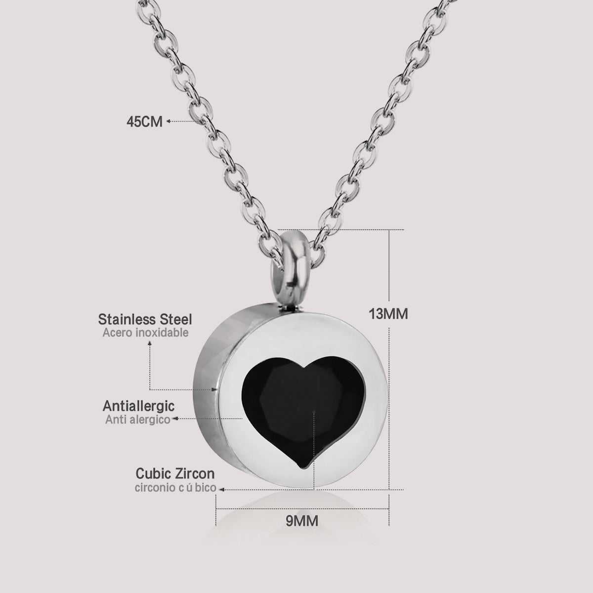 HEART PENDANT NECKLACE