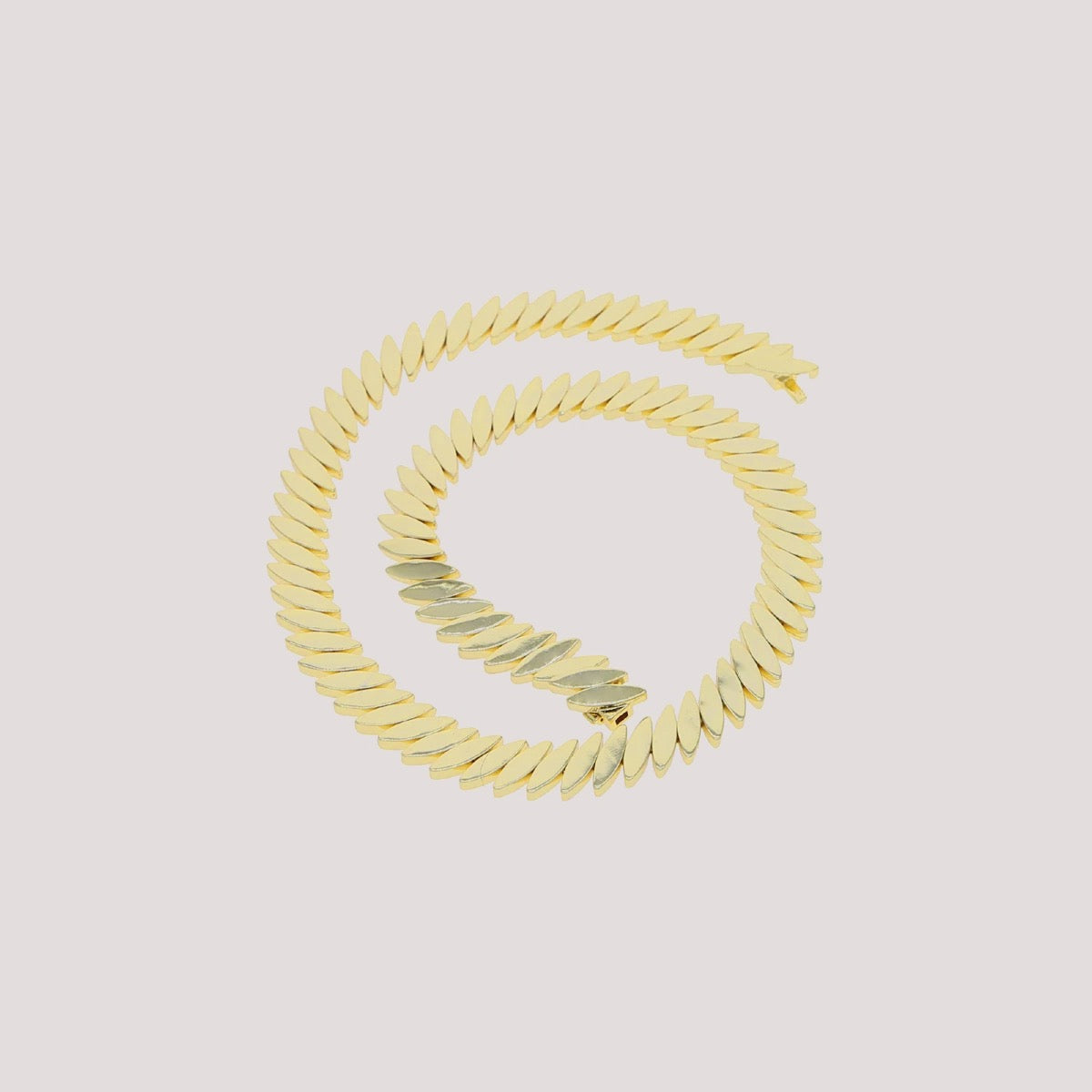 GEOMETRIC LINK CHAIN GOLD