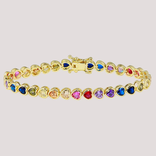 RAIMBOW HEART BRACELET